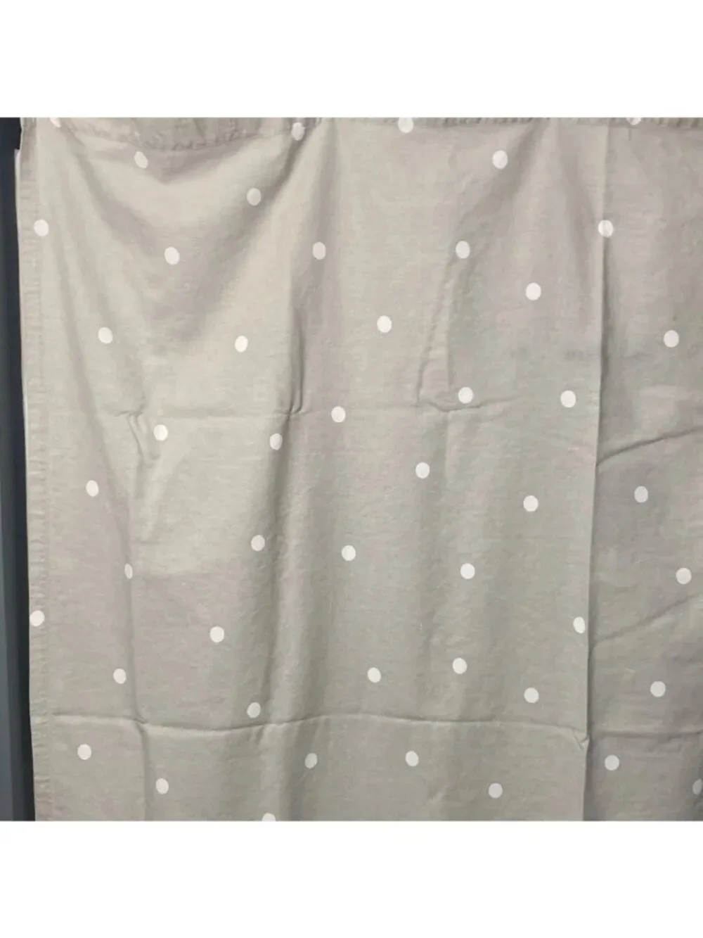 Kate Spade Deco Dot Gray Shower Curtain